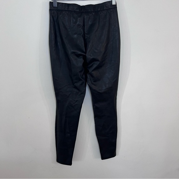 Express Black Faux Leather Leggings |Size Medium| - Picture 3 of 6